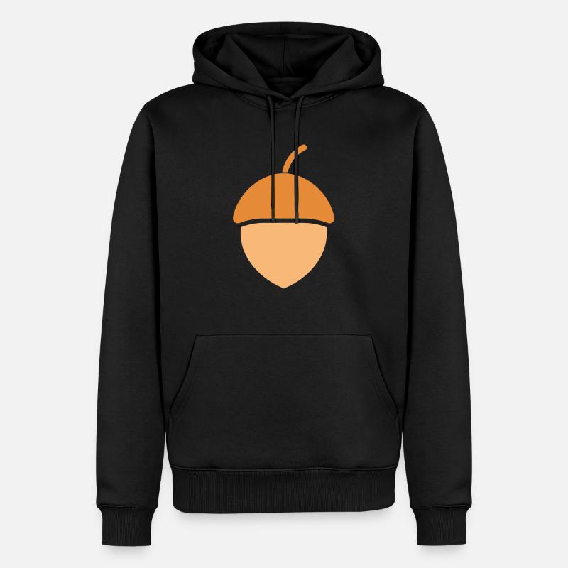gland - Sweat à capuche Premium bio Homme - noir
