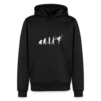 Ballett Ballerina Tanzen Dance Evolution - Männer Premium Bio Hoodie - Schwarz - Vorne - Nico (187cm)