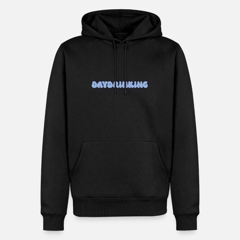 Daydrinking - Männer Premium Bio Hoodie - Schwarz