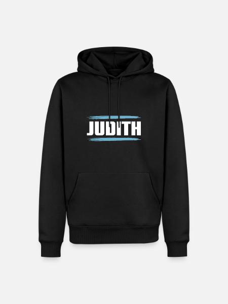 Judith - Men’s Premium Organic Hoodie - black