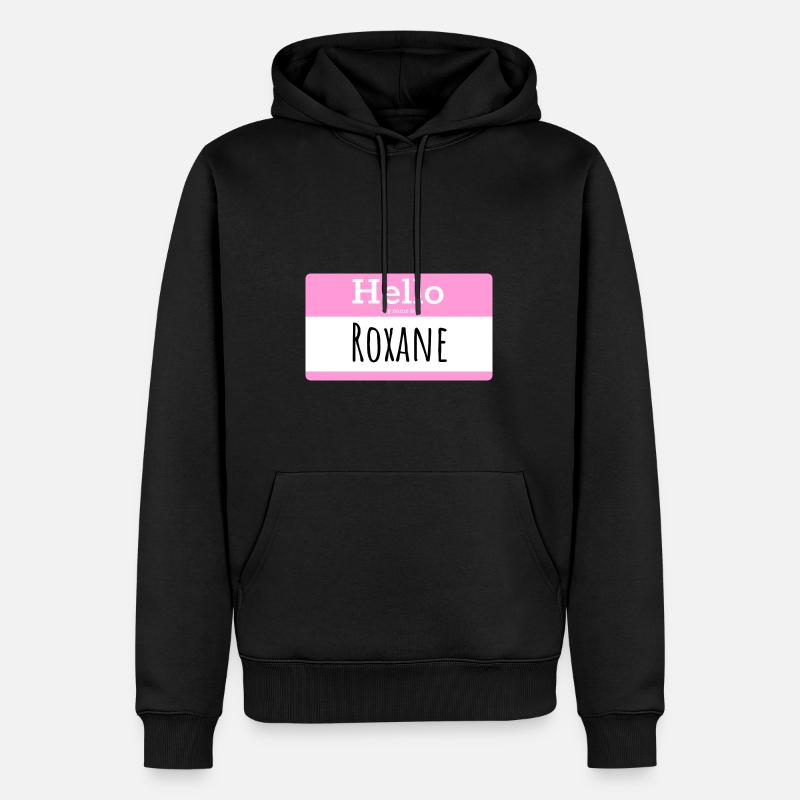 ROXANE - Männer Premium Bio Hoodie - Schwarz