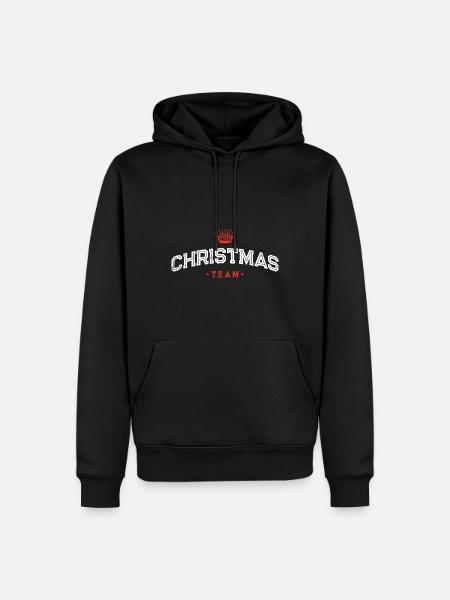 Christmas Team Weihnachten Xmas - Men’s Premium Organic Hoodie - black