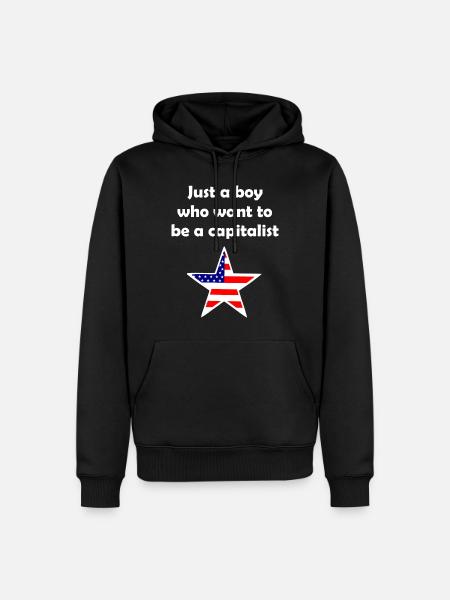 The capitalist - Men’s Premium Organic Hoodie - black