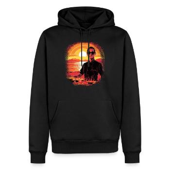 birthday quote sayings awesome bday funny sayings - Männer Premium Bio Hoodie - Schwarz - Vorne - Nico (187cm)