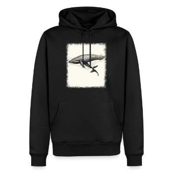happy ireland bday jokes whale sharks accent gift - Männer Premium Bio Hoodie - Schwarz - Vorne - Nico (187cm)