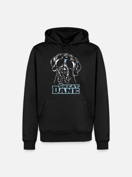 GREAT DANE cool - Men’s Premium Organic Hoodie - black