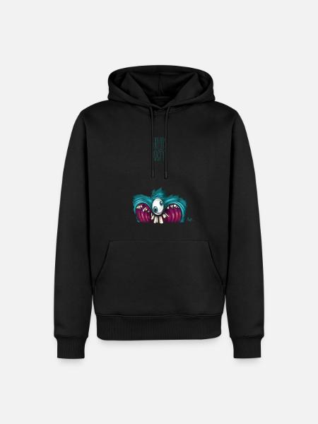 OneEyeTwoPupil[00110101] - Männer Premium Bio Hoodie - Schwarz