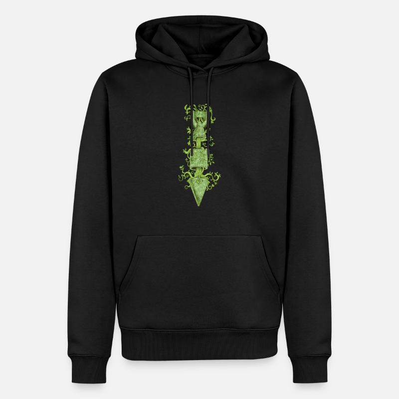 Die Herrschaft der Natur - Männer Premium Bio Hoodie - Schwarz