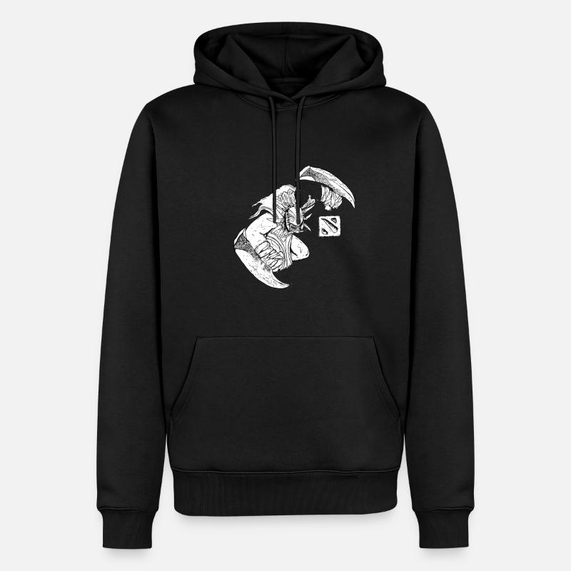Blutversorgung 2 - Männer Premium Bio Hoodie - Schwarz