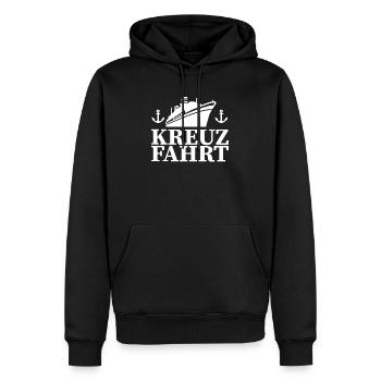Schiff Kreuzfahrtschiff Kreuzfahrt Meer - Männer Premium Bio Hoodie - Schwarz - Vorne - Nico (187cm)