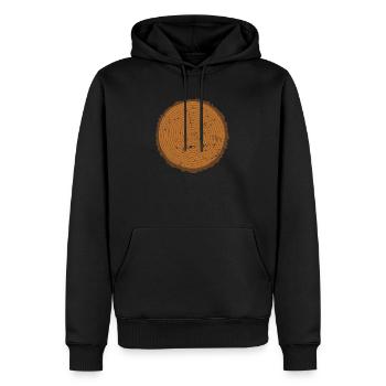 Forestier forestier forestier bûcheron forestier - Sweat à capuche Premium bio Homme - noir - Devant - Nico (187cm)