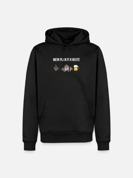 Cycling bike saying - Men’s Premium Organic Hoodie - black