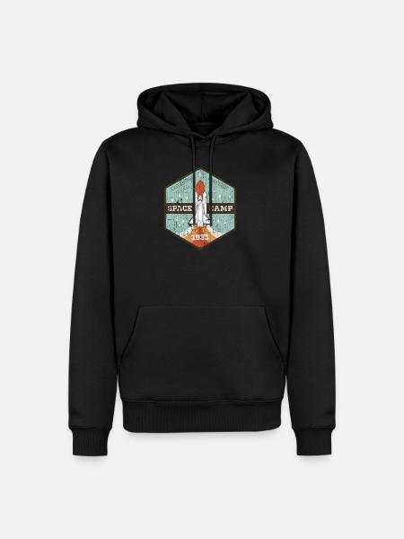 Space camp - Sweat à capuche Premium bio Homme -