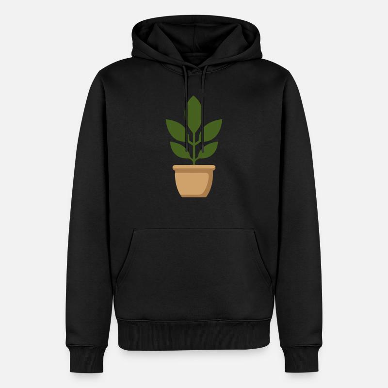 Garten - Männer Premium Bio Hoodie - Schwarz