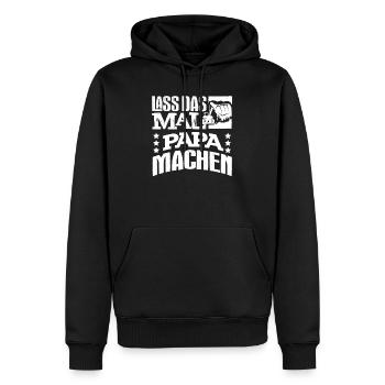 Bagger Baggerfahrer Baggern - Männer Premium Bio Hoodie - Schwarz - Vorne - Nico (187cm)