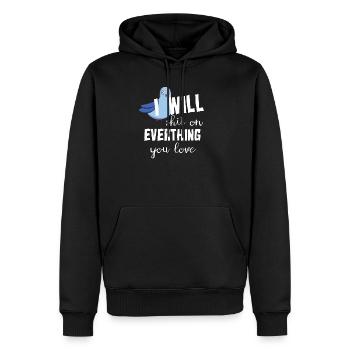 Tauben Taubenzüchter Geschenk Brieftaube Vogel - Männer Premium Bio Hoodie - Schwarz - Vorne - Nico (187cm)