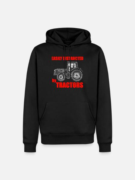 Tractors Tractor Saying - Men’s Premium Organic Hoodie - black