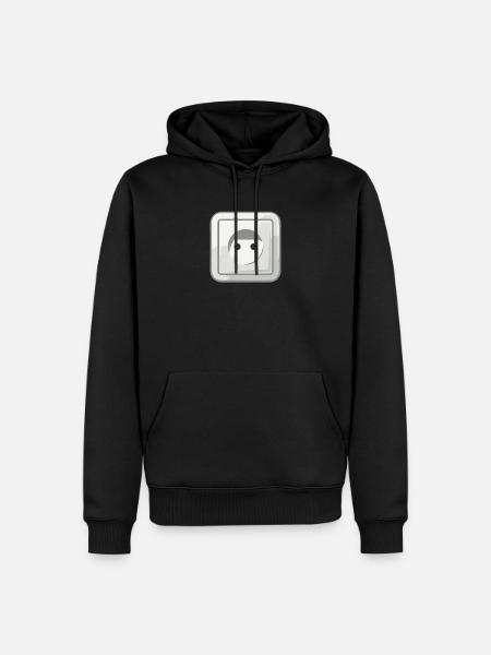 electrician - Men’s Premium Organic Hoodie - black