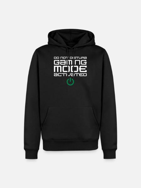 Gaming Mode Activated - Sweat à capuche Premium bio Homme - noir