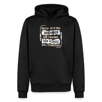 Schweißer Schweissen Schweißen Schweisser - Männer Premium Bio Hoodie - Schwarz - Vorne - Nico (187cm)