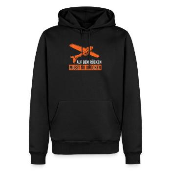 Modellflug Modellflieger Modellflugzegflieger - Männer Premium Bio Hoodie - Schwarz - Vorne - Nico (187cm)