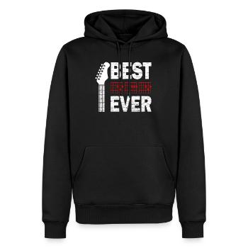 Best Dad Ever - Männer Premium Bio Hoodie - Schwarz - Vorne - Nico (187cm)