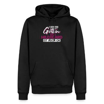 Fasching Faschingskostüm Narrin - Männer Premium Bio Hoodie - Schwarz - Vorne - Nico (187cm)