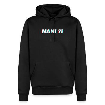 Nani Shirt Anime Meme - Männer Premium Bio Hoodie - Schwarz - Vorne - Nico (187cm)