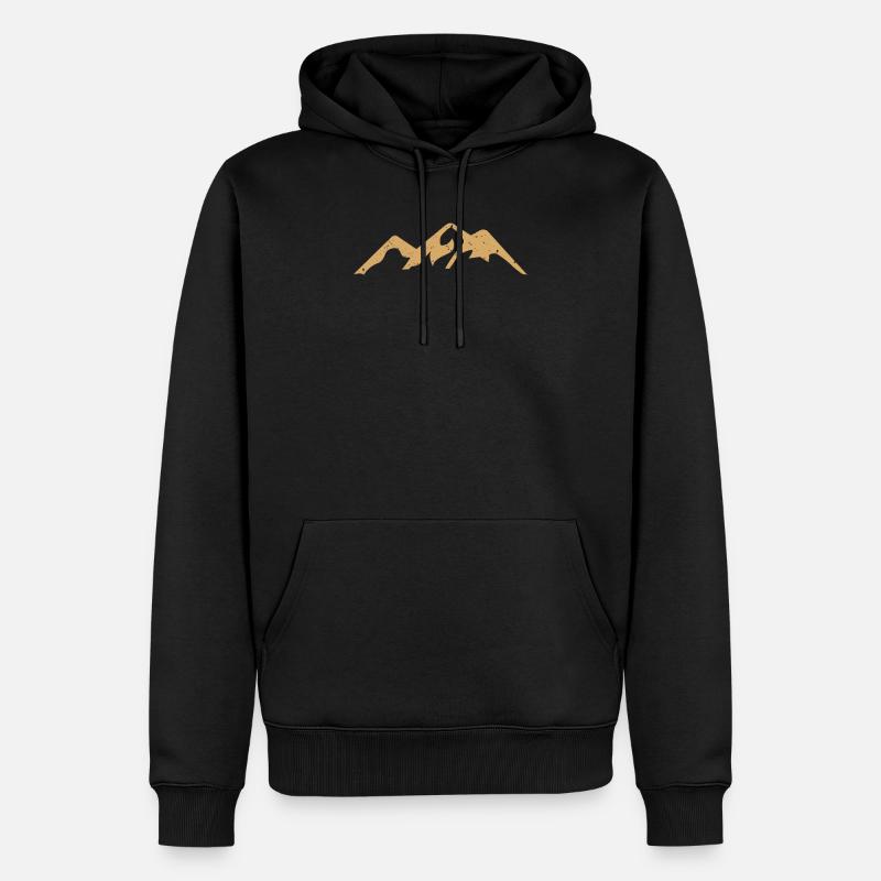 Klettern - Männer Premium Bio Hoodie - Schwarz