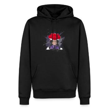 Forêt Noire Bollenhut Forêt Noire - Sweat à capuche Premium bio Homme - noir - Devant - Nico (187cm)