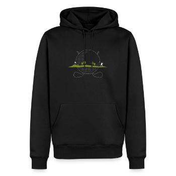 Golfer Golf - Männer Premium Bio Hoodie - Schwarz - Vorne - Nico (187cm)