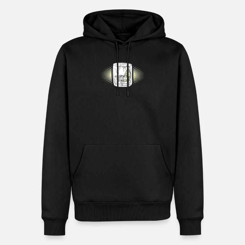 Gin - Männer Premium Bio Hoodie - Schwarz