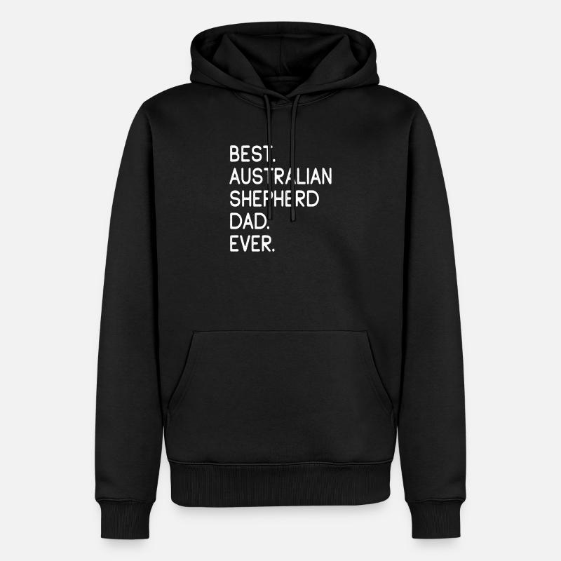 Australian Shepherd - Sweat à capuche Premium bio Homme - noir