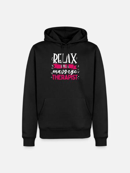Massage therapist - Men’s Premium Organic Hoodie - black