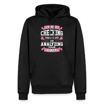 Physical therapist - Männer Premium Bio Hoodie - Schwarz - Vorne - Nico (187cm)