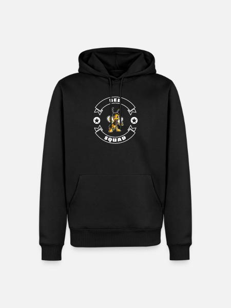 Bee Squad - Men’s Premium Organic Hoodie - black