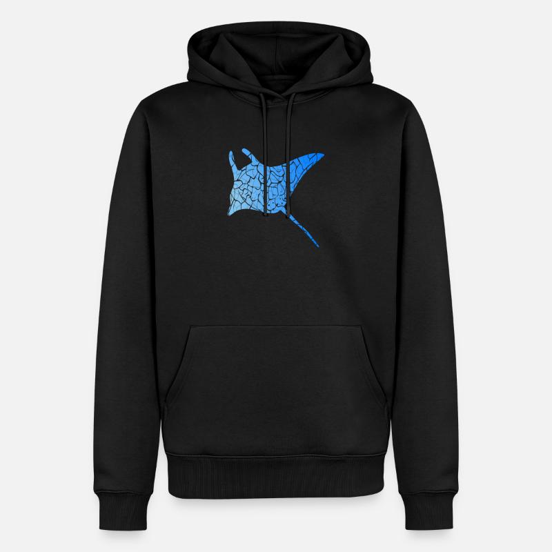 Idée cadeau plongée sous-marine snorkeling plongée sous-marine - Sweat à capuche Premium bio Homme - noir