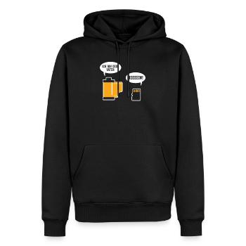 Bin Dein Vater Fotografie Fotograf Kamera - Männer Premium Bio Hoodie - Schwarz - Vorne - Nico (187cm)