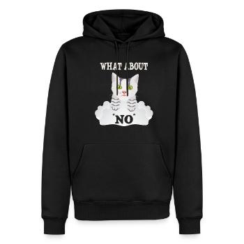 Noe Simply Noe Bad Cat for Cats Mami Cat Mom - Men’s Premium Organic Hoodie - black - Front - Nico (187cm)