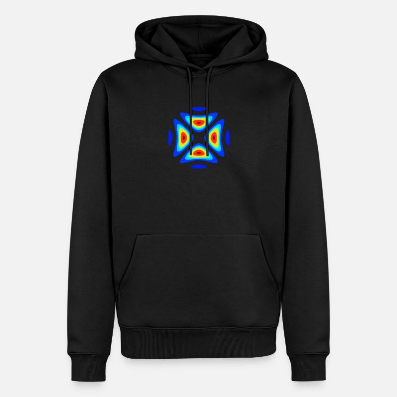 photon - Sweat à capuche Premium bio Homme - noir