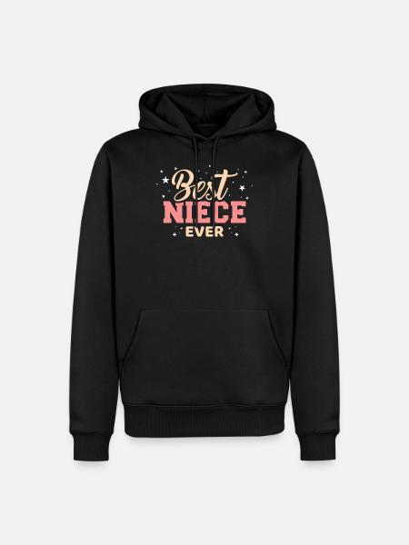 niece - Men’s Premium Organic Hoodie - black