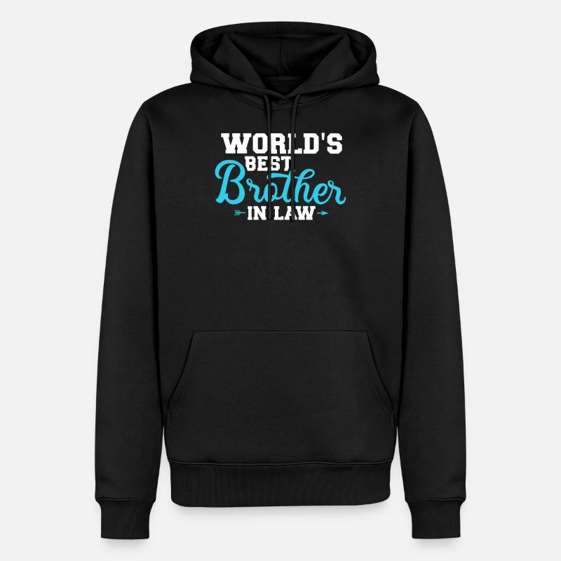 beau-frère - Sweat à capuche Premium bio Homme - noir