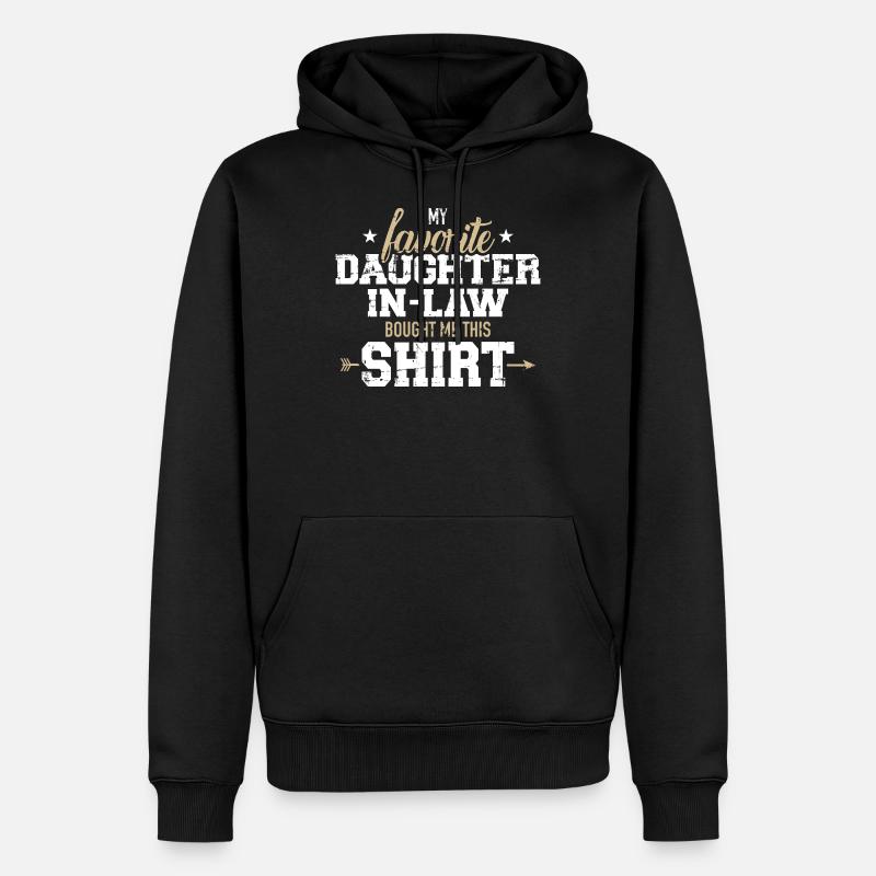 Schwiegervater - Männer Premium Bio Hoodie - Schwarz