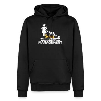 enterrement de vie de jeune fille - Sweat à capuche Premium bio Homme - noir - Devant - Nico (187cm)