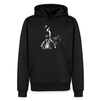 Flamenco Arab Dancer Gypsy - Männer Premium Bio Hoodie - Schwarz - Vorne - Nico (187cm)