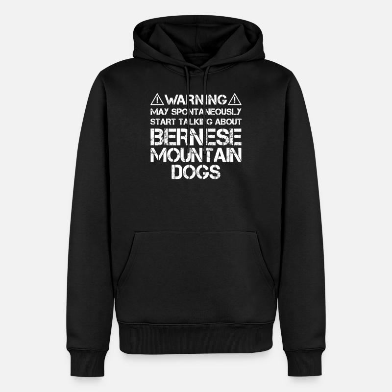 Bouvier bernois Bouvier bernois - Sweat à capuche Premium bio Homme - noir