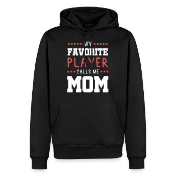 Feldhockey mama - Männer Premium Bio Hoodie - Schwarz - Vorne - Nico (187cm)
