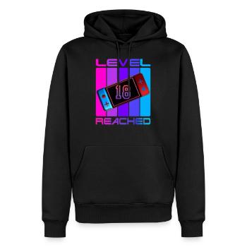 18 Birthday - Gift for 18 Birthday - Men’s Premium Organic Hoodie - black - Front - Nico (187cm)