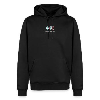 Dead Inside Japanese Vaporwave Aesthetic cadeau - Sweat à capuche Premium bio Homme - noir - Devant - Nico (187cm)