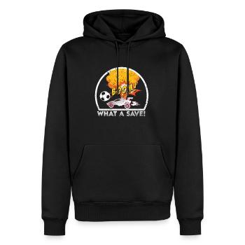 Rocket RC Car League Soccer Retro Vintage - Männer Premium Bio Hoodie - Schwarz - Vorne - Nico (187cm)